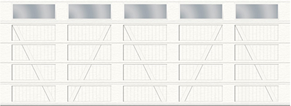 Configuration V, Cœur rainuré - 5 volets