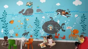 Autocollants décoratifs - La vie sous-marine